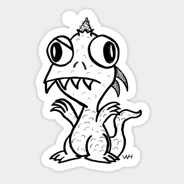 Silly Kaiju Sticker by willhnsly